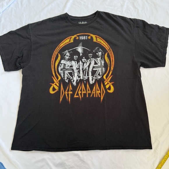 Def Leppard Other - Def Leppard Graphic T-Shirt 1981 Tour Size 3X